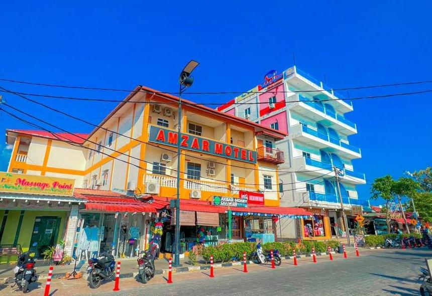 Amzar Motel Cenang Pantai Cenang  Exteriör bild